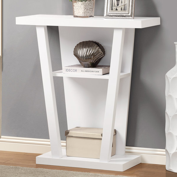 Small accent shop table for hallway